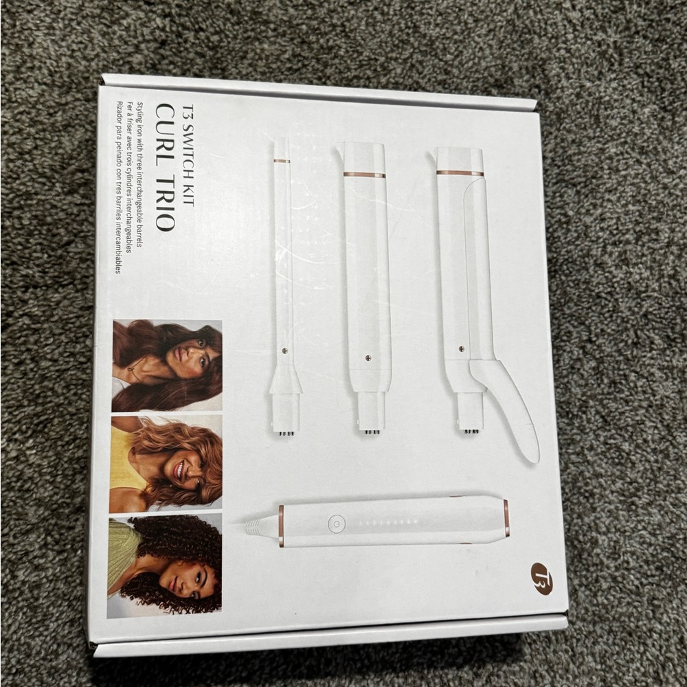 T3 Curl Trio Styling Set - White and Gold